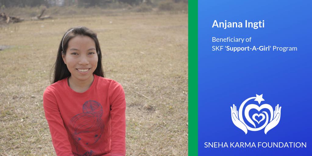 SnehaKarma's tweet photo. Anjana loves travelling &amp; listening to music. Her father is a farmer, but she wants to be a nurse. She has such progressive thinking &amp; realizes that her village needs a proper clinic. She hopes that someday she can be a nurse in her village.
#SKFBeneficiary #SupportGirlEducation https://t.co/OzqFz4f8RG