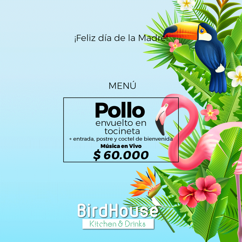 birdhousecol's tweet photo. La otra deliciosa opción a elegir para Mamá será el Pollo. ¡Te esperamos el domingo desde las 12: 00 p.m.  👨‍👩‍👦😍🎸🎸🎸#diadelamadre #mama #quehacerenmedellin #restaurantesmedellin https://t.co/JtlCjj5CeQ