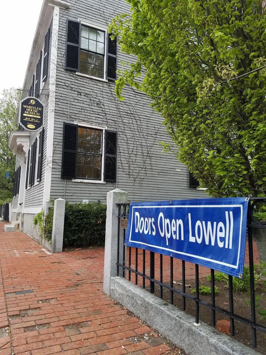 DoorsOpenLowell's tweet photo. We're set and ready to go for tonight. Eight Doors Open Lowell sites open from 6-9. See you there! #lowell #likelowell #lowellnps #findyourpark #preservation #historicpreservation #merrimackvalley #massachusetts #thisplacematters #architecture #preservationmonth #doorsopenlowell https://t.co/K27suNHTan