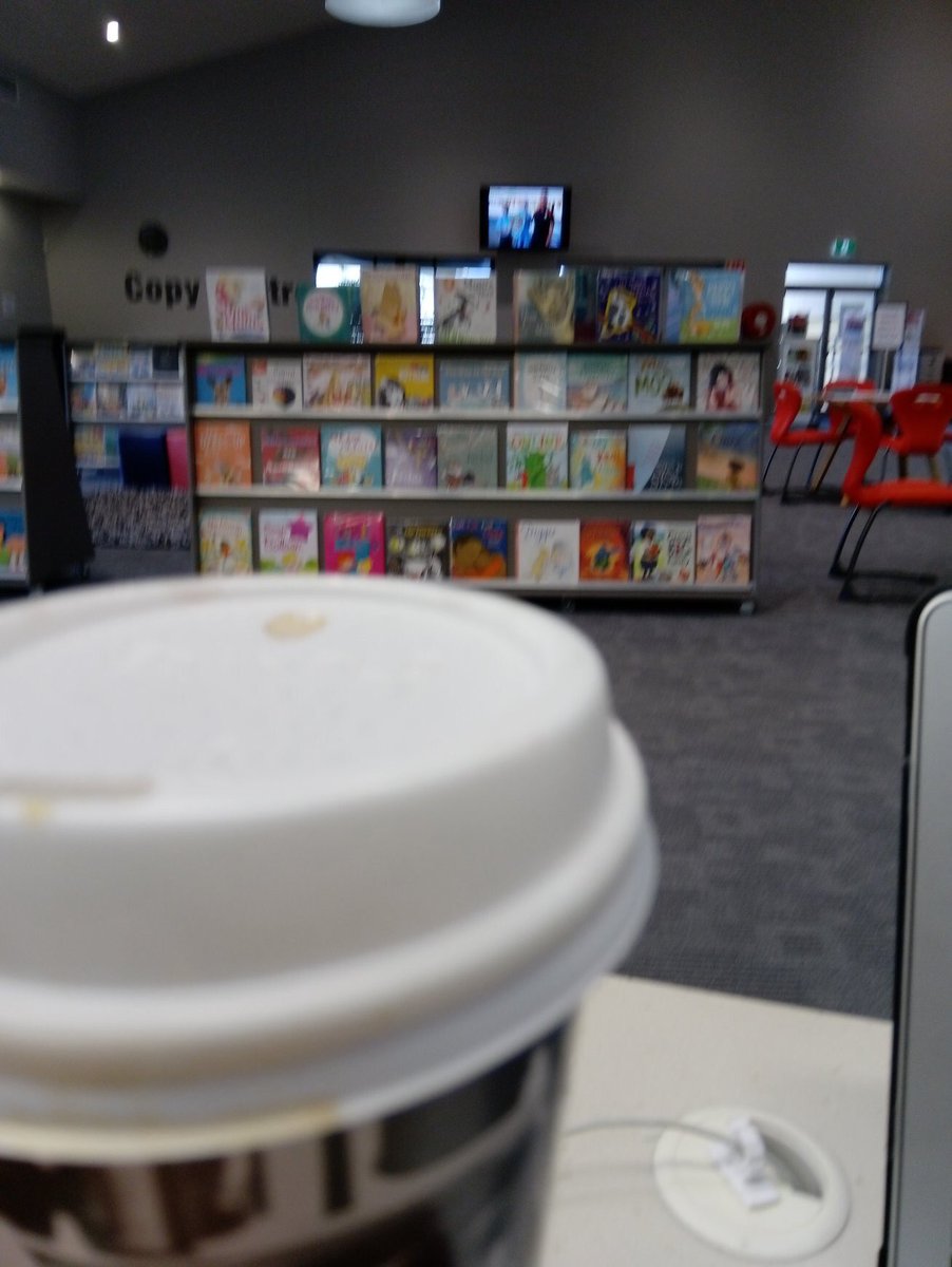 to_selfie's tweet photo. #CTGS

Just about the send the kids out to head to class for the day! Time for the librarians to get down to the real work of the day... drinking ALL THE COFFEE! https://t.co/5PHfRTBBwN