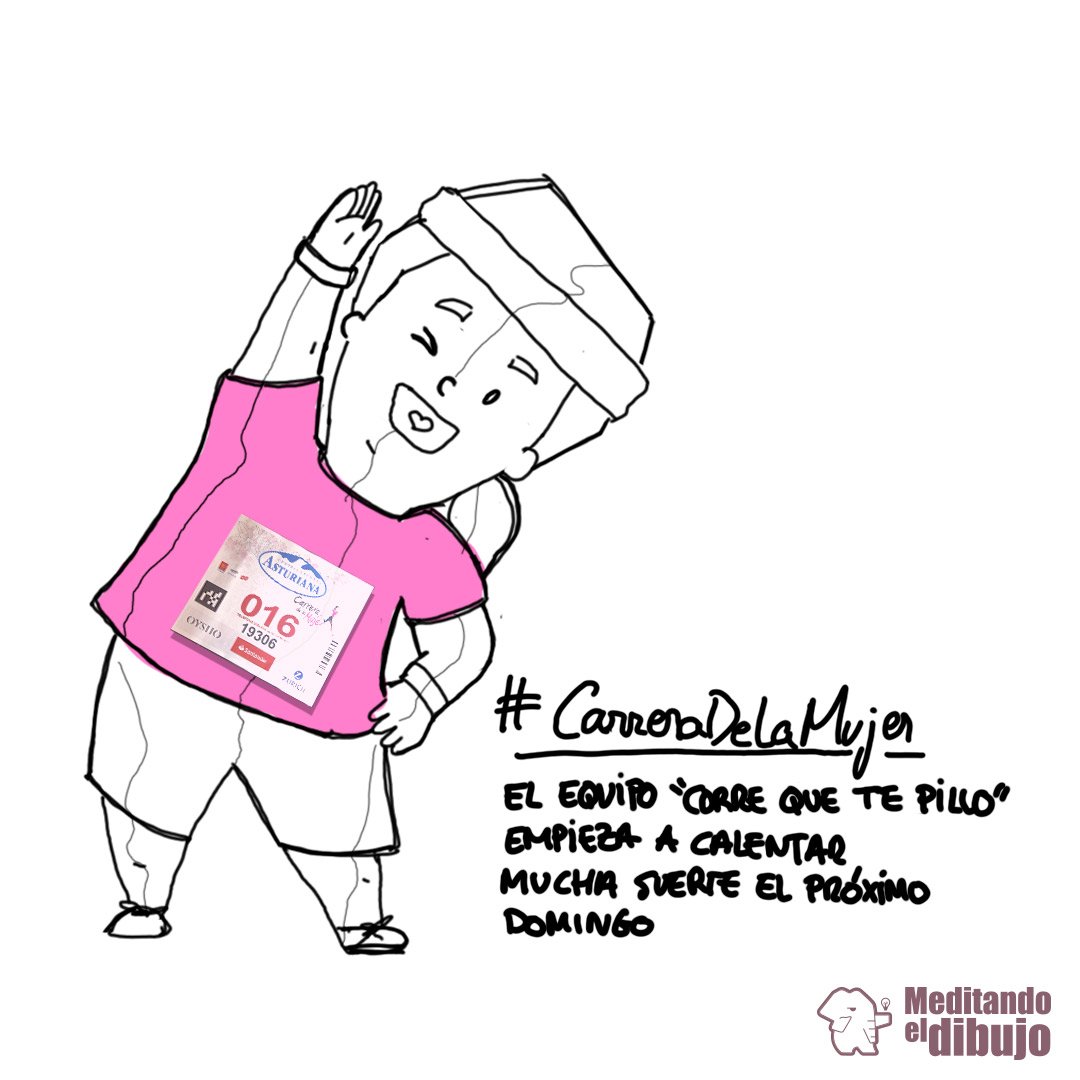 Martukius's tweet photo. Ya queda muy poquito para la #carreradelamujer 💜💜💜. Nos vemos el domingo.
.#meditandoeldibujo #marearosa #runner #mujeresimparables #carreradelamujer2019 @carreramujer #madrid21 #mujeres https://t.co/99CMMETPCr