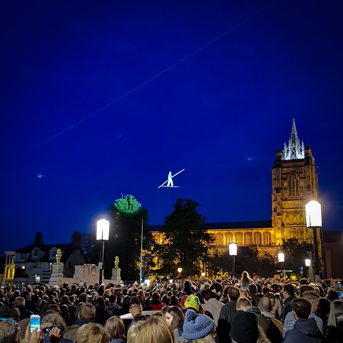 Norwich at night <a href="/TheForumNorwich/">The Forum Norwich</a> #NNF19