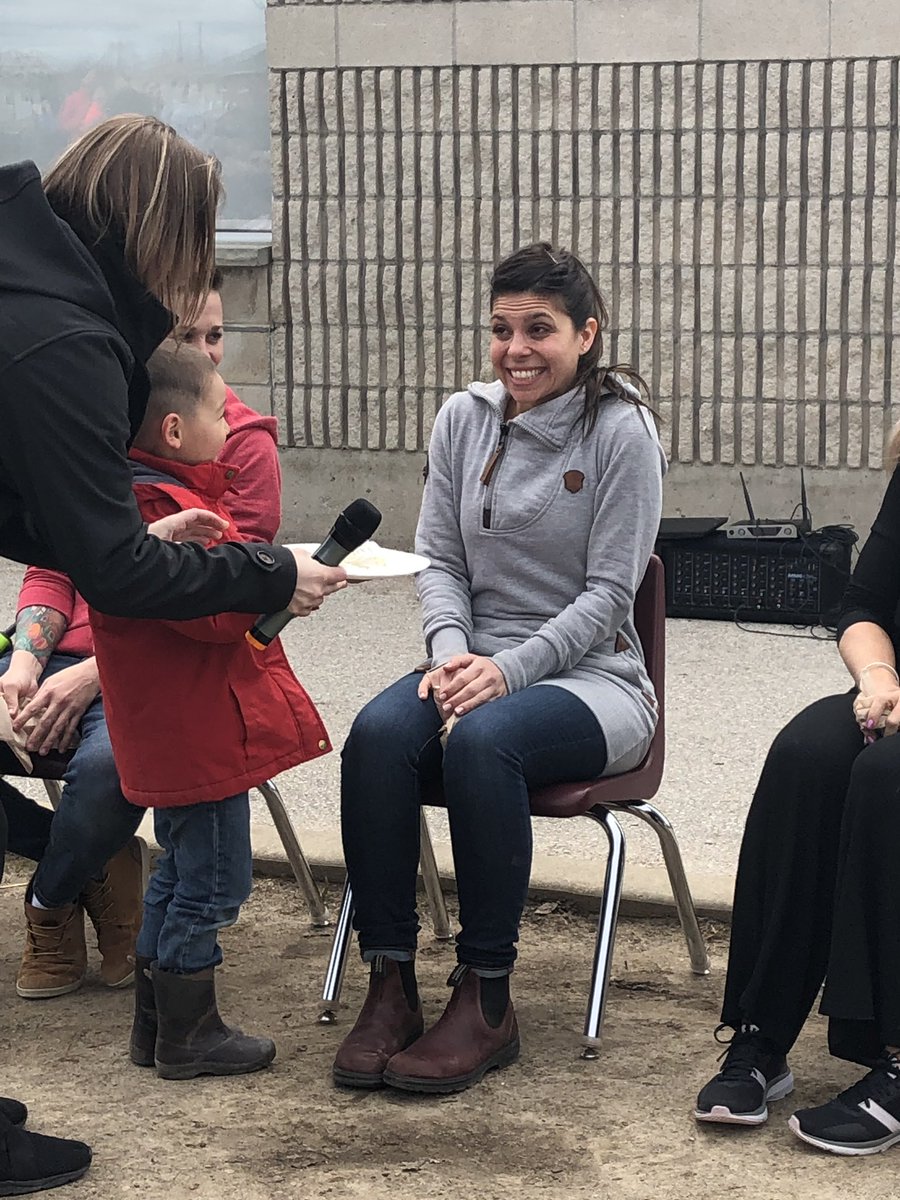 cvandrusiak's tweet photo. Pie in the face to raise money for #CLKD Walk for Inclusion. What a great staff @STA_Kincardine https://t.co/VpHpI4AAy7