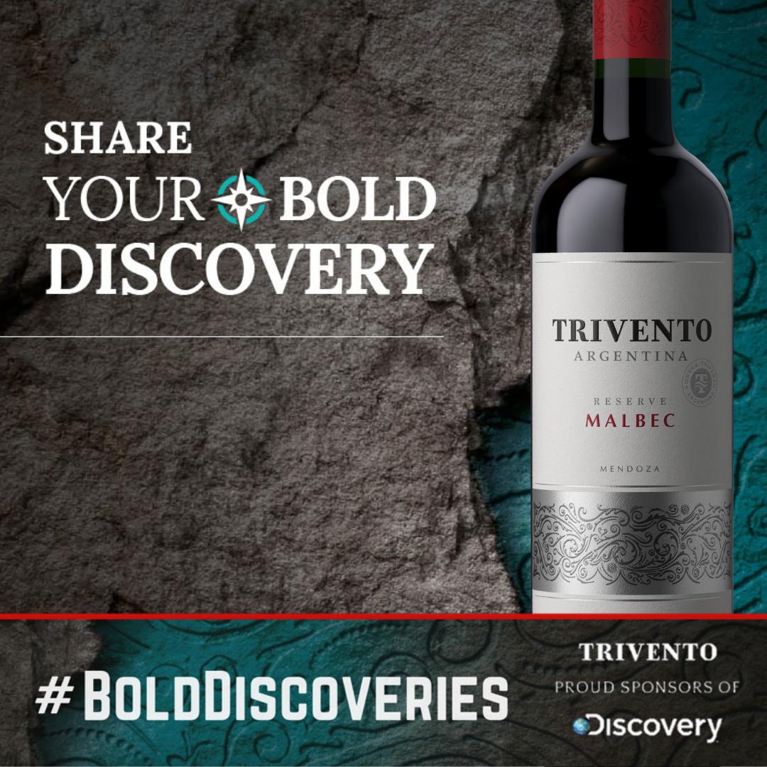 *WIN a trip to Argentina and see your real life bold discovery come alive* We want to know...what is your Real Life Bold Discovery? Pick up Trivento and enter our competition here: triventobolddiscoveries.com Winners EVERYDAY of a case of Trivento! #WIN #Trivento #BoldDiscoveries