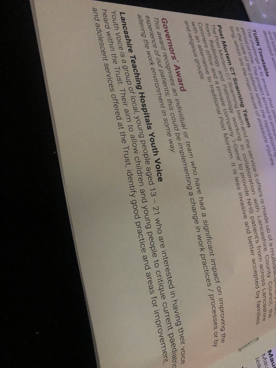 LancsHospYV's tweet photo. Well we didnβt win but @LancsParkinsons team were definitely worthy of the Governorβs award. We have received a fabulous highly commended certificate and have had a fabulous night. #LTHOPAs https://t.co/RbzKNTpV0T