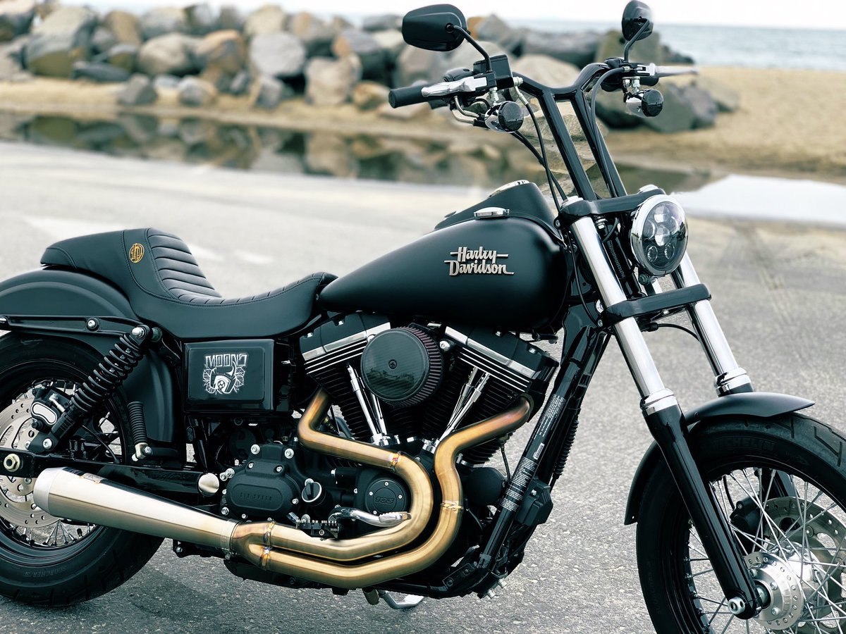 vrayddt's tweet image. The only pipe I smoke 💨 | Not a bad lunch view #bassaniexhaust #dynamitecrew #dynaholics #fxdb