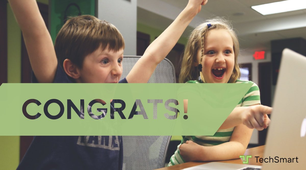 TechSmartCodes's tweet image. #SO to our #TechSmartcodes contest winners! We love to see the amazing things your classrooms create. Keep on sharing. Teachers are the best! Enjoy that TechSmart #SWAG #FridayFeels #NationalTeacherAppreciationWeek #ThankATeacher #CSEd #kidscode #teachcode