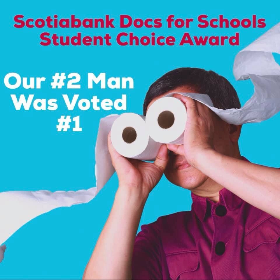 harnischfound's tweet photo. Congratulations to @iamlilyzepeda on @mrtoiletfilm's debut at #HotDocs19 and winning the Scotiabank Docs For Schools Student Choice Award! @chickeneggpics #mrtoiletfilm #giveashit #hotdocsfest #toronoto #docsforschools https://t.co/DtqMkuLJ46 https://t.co/jEgpt4Hb3t