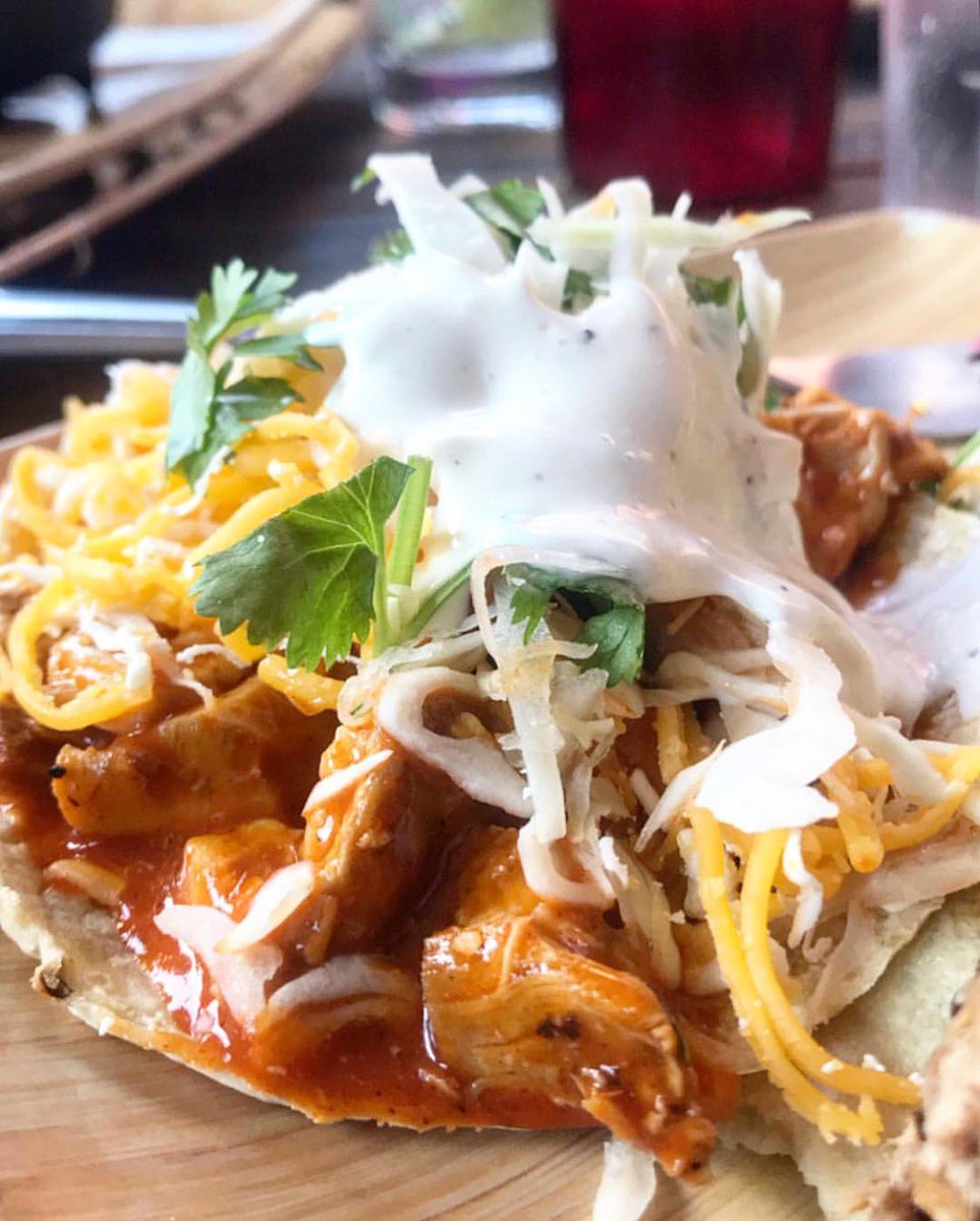 Come try our buffalo chicken taco to add a little kick to your Friday 🤜💥🐔