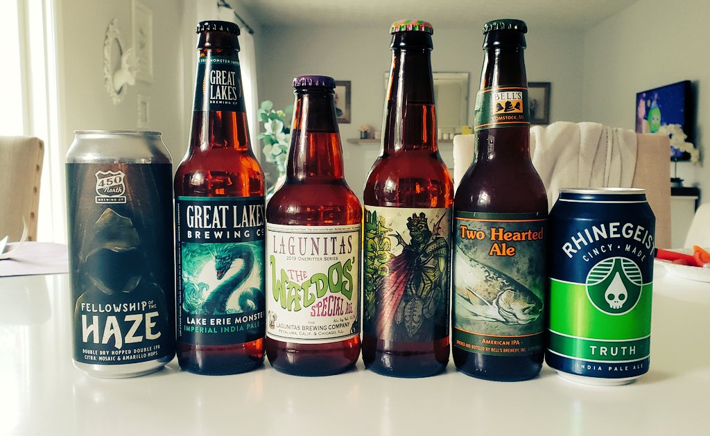 TheEngibeer's tweet photo. I think I'll bring out the big dogs tonight. Wonder who is gonna get the call...
@450North @GLBC_Cleveland @lagunitasbeer @3floyds @BellsBrewery @Rhinegeist
#allnightipa #ipa #craftbeer https://t.co/PMND2yOOOu