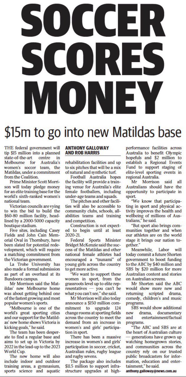 Boom! 👊🏻💥⚽️ #ausvotes #auspol