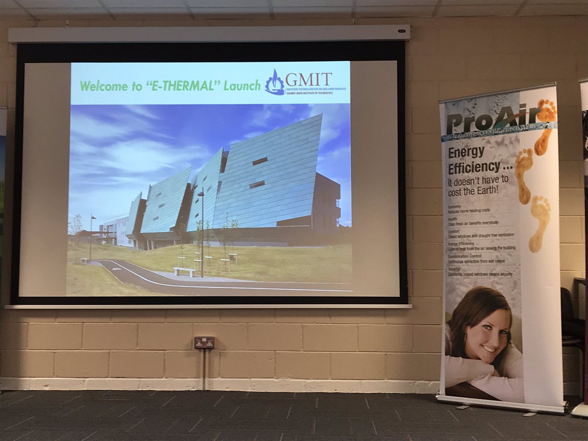 ATU_ResearchIE's tweet photo. Thanks Minister @SeanCanney for your support today launching the new Environmental Test Facility @GMIT_Research. Working with @Entirl &amp; @ProAirSystems to commercialise novel #sustainable #heating solutions https://t.co/zCjwH58HKq