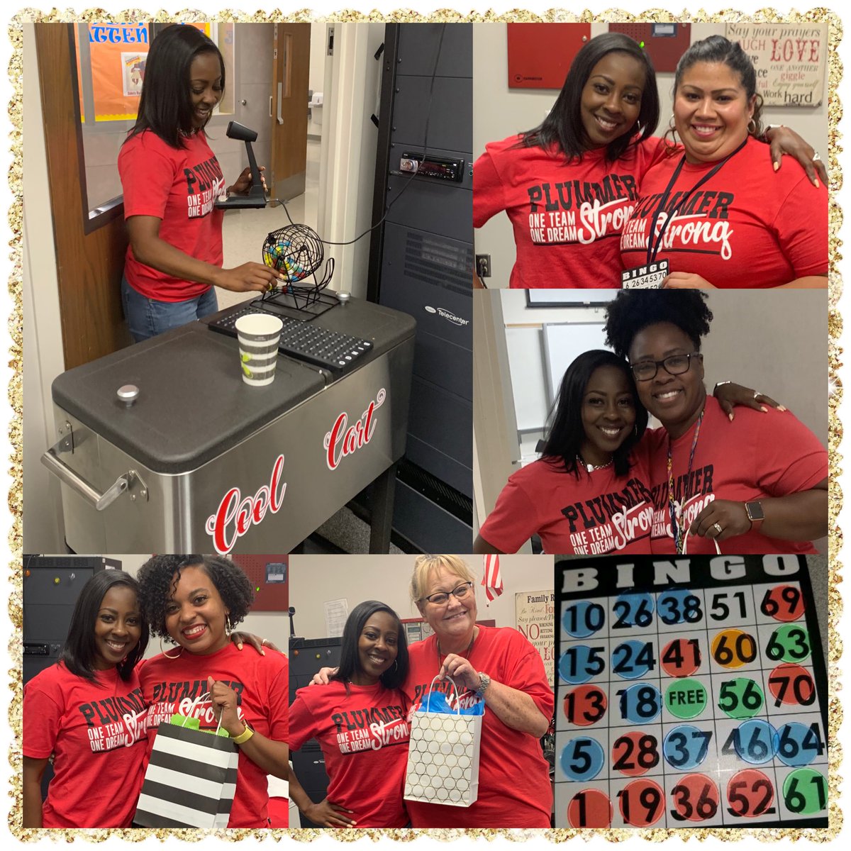 beeslov3hon3y's tweet photo. “We hit the JACKPOT with YOU!”
B I N G O today, then ended it with some fresh gear! When you look good, you feel good, then you teach good 🙌🏾 #PlummerPride #PlummerStrong #TeacherAppreciation2019  #personalizedcardigans 💪🏾 “P” 💪🏾 https://t.co/os21exHRl9
