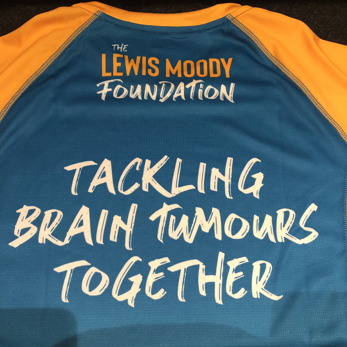 Yikesssss!!! My top has arrived ready for the #BathSportive #TeamBathSportive @LewisMoodyFdn @BrainTumourOrg - excited/anxious #TacklingBrainTumoursTogether