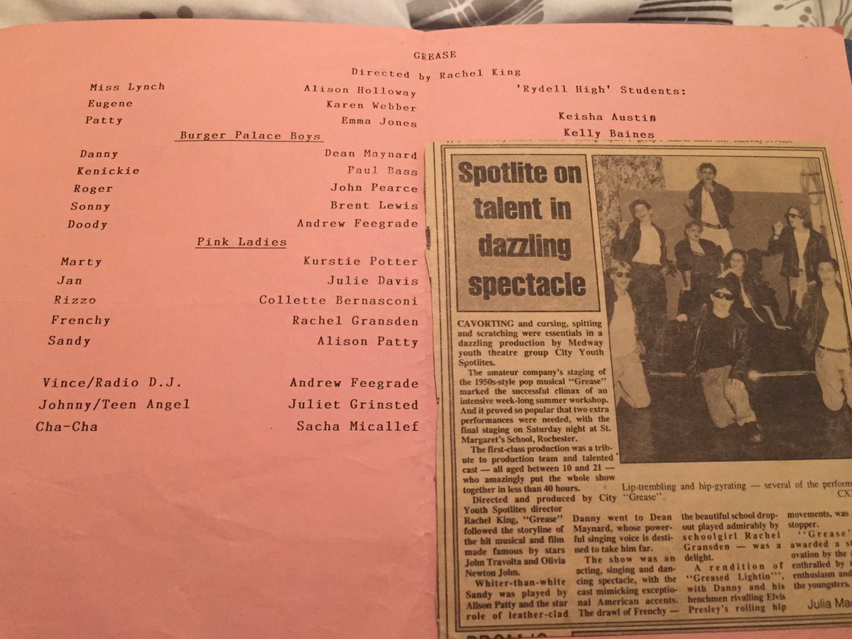 PaulBridger73's tweet image. @DeanoMaynard #FlashbackFriday #grease