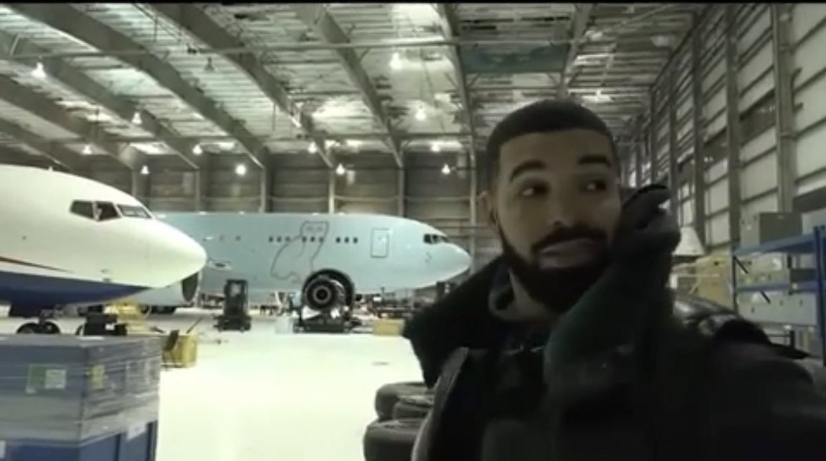 Drake Customized Plane Air Drake Baaz