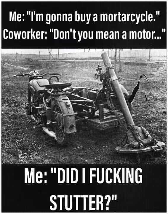 AskAutoRepair's tweet image. What’s your weekend ride of choice?!

#ASKAutoRepair #Friday #MortarCycle