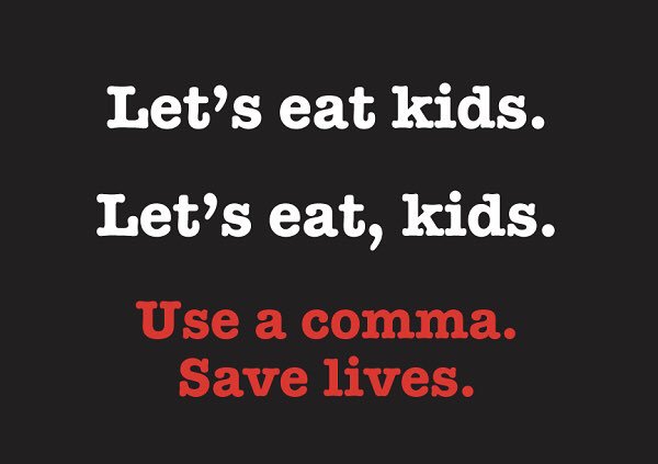 FredDonnerBooks's tweet image. Does the lack of punctuation get you down??