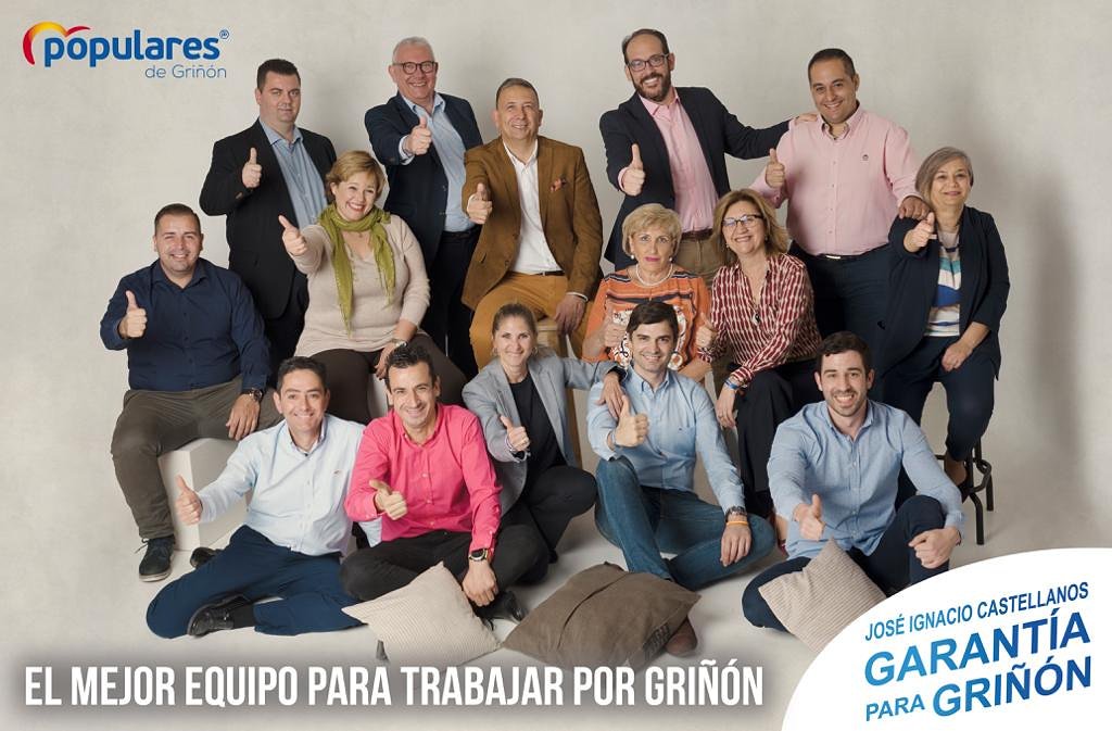 El próximo #26M te pido tu confianza. Tenemos el mejor proyecto, el mejor equipo y más ganas que nadie para que Griñón recupere la senda que nunca debió perder.

Vota José Ignacio Castellanos, #VotaPP
#GarantiaparaGriñon