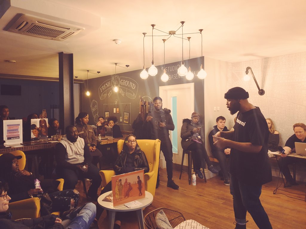 WriterZnScribeZ's tweet photo. We had an amazing time today running the #SWITCH19 showcase!! Thanks to all our artists, @ThisisRiverside @FreshGroundLDN for an awesome night! So much energy, positivity and great vibes in the place. S/out @ShanqMarie @russeni @LateishaDLH @KirzArt @EMMANUELSUGO @kalmtree https://t.co/zKYO5W7Wk0