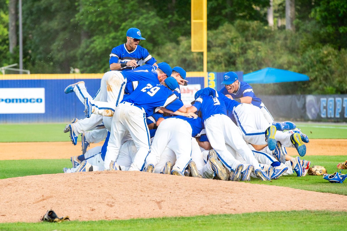 C2CAthConf's tweet photo. Christopher Newport Wins Twice, Captures First CAC Baseball Championship

⚾️ https://t.co/H0bWl6gJjT

#CACBase | #D3Baseball https://t.co/DhB7lIlN8z