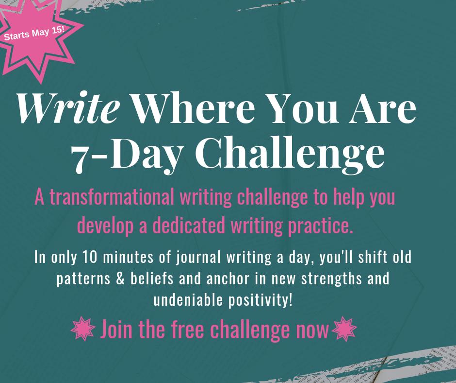 Free 7-day writing challenge! Here's the link to sign up: bit.ly/7-day-writing-…