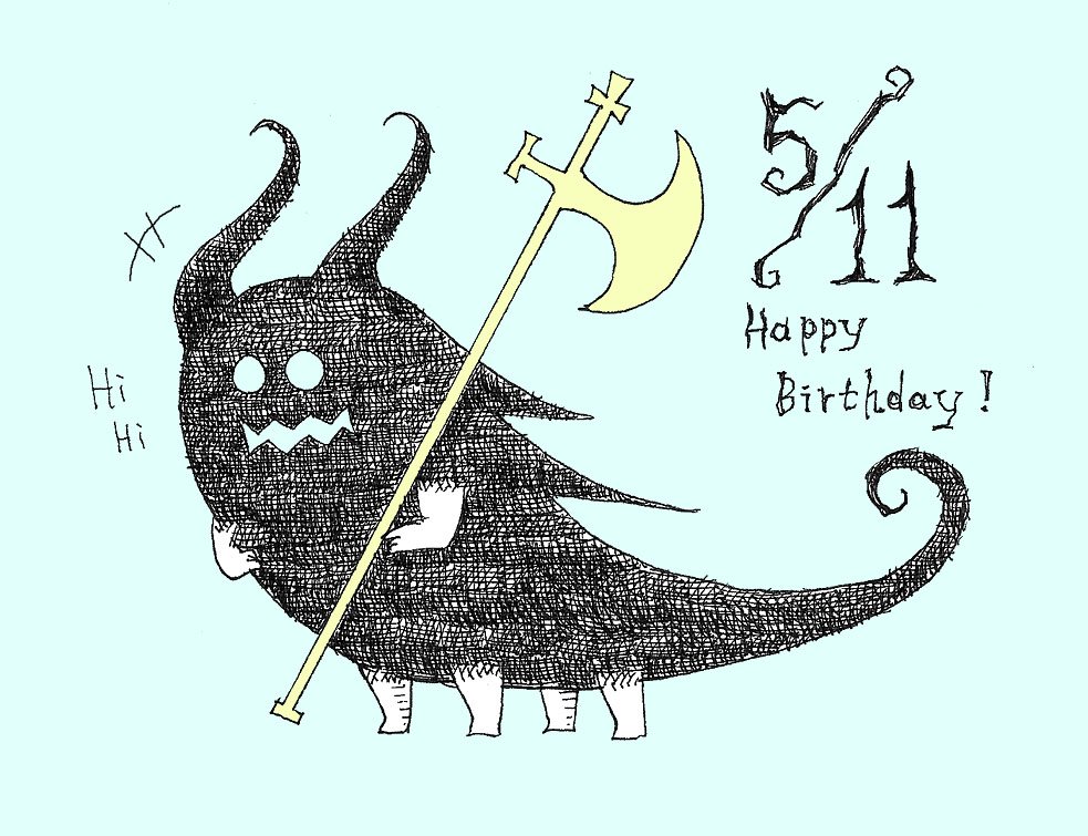 大志 毎日誰かの誕生日 5 11生まれの方 お誕生日おめでとうございます 5月11日生まれの方に届くと嬉しいです 誕生日 5月11日 Happybirthday イラスト 絵 ボールペン画