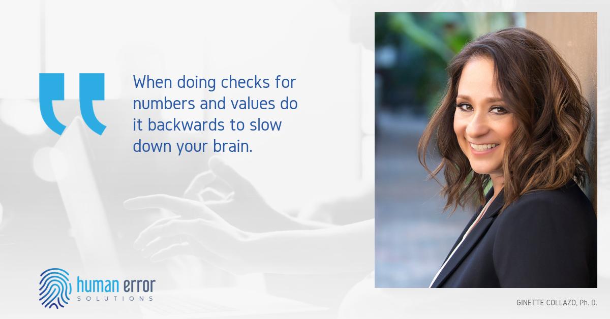 HumanErrorSol's tweet image. #HumanErrorFacts by GINETTE COLLAZO, Ph. D. 💬
"When doing checks for numbers and values do it backwards to slow down your brain."
#humanerrorsolutions #humanerrortraining #prevention
buff.ly/2Huwuwf