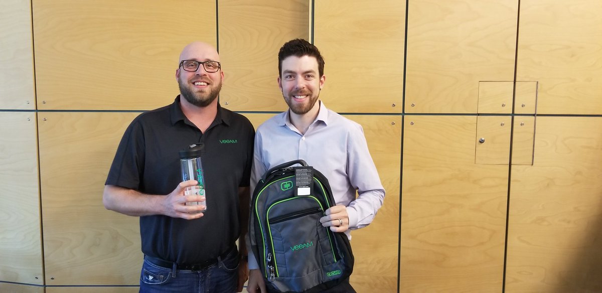Big thanks to <a href="/dtosoff/">David Tosoff</a> &amp; Matt from #Veeam for the great session on Veeam automation and scripting #automateallthethings