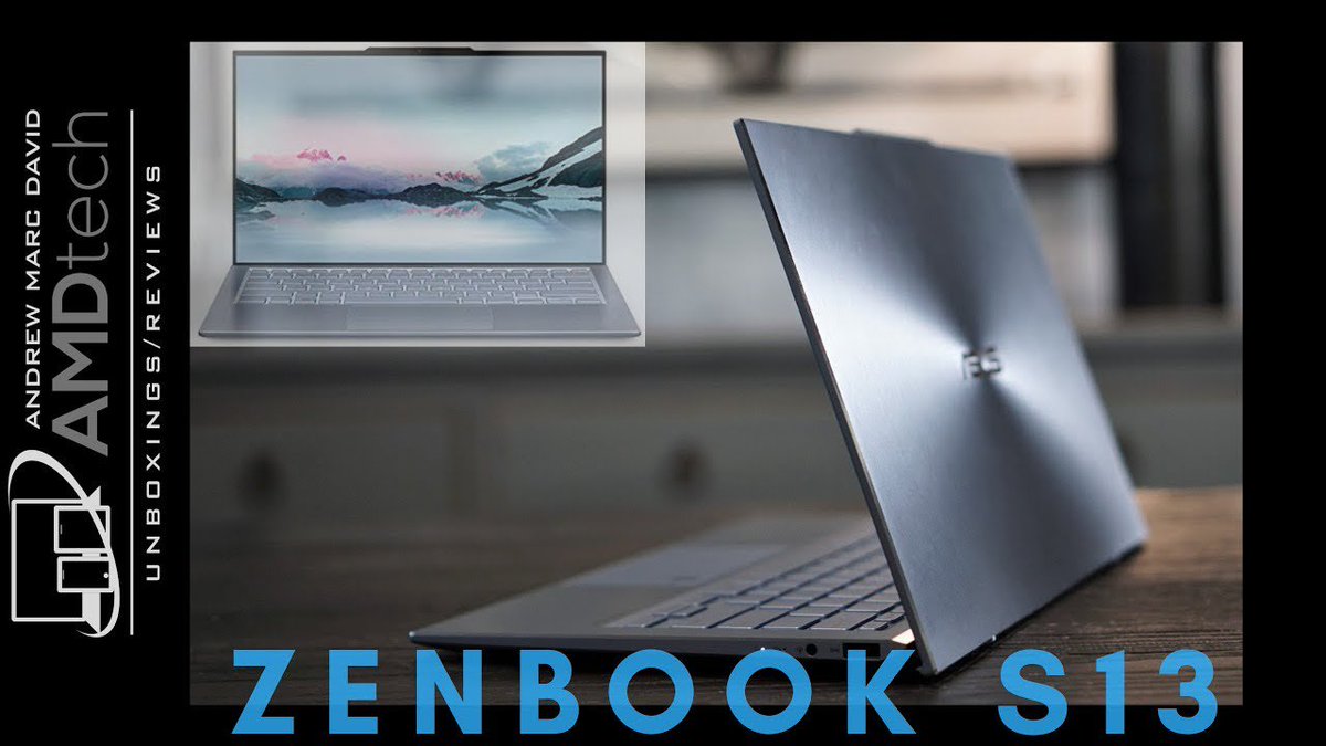andrewmarcdavid's tweet photo. Who's ready for some reverse notch action? My unboxing & first look at the #Asus #ZenBookUX392 with the #WhiskeyLake processor, #Nvidia #GeForce #MX150 gpu and the 97% screen to body ratio. https://t.co/EcKZdFGwfh Buy here: https://t.co/cOBpncKRWU @ASUSUSA @ASUS https://t.co/wYEbJkn9Qd