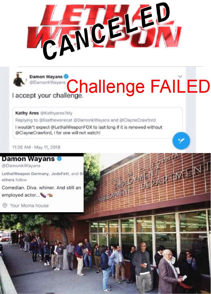 civale10's tweet photo. #LethalFail #LethalWeapon https://t.co/VKuXXGtEWM