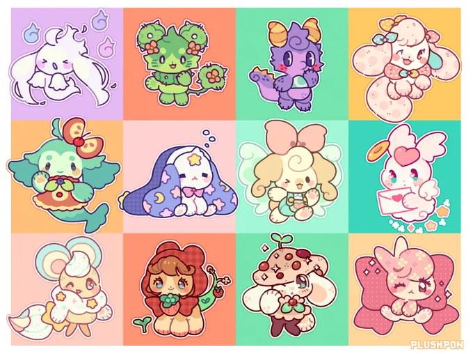 *wheezes* here are some mini designs up for sale on deviantart!
?✨ 