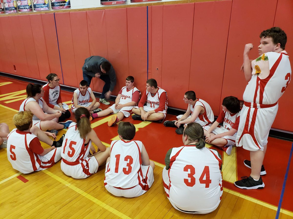 TamaracYac's tweet photo. Congratulations to Vinny on being the leading scorer at last nights game and to Ronan for doing an excellent job passing the ball in.  Everyone played hard as Taconic Hills won 34-24.  Michaela and Jacob played great defense as well.  Join us Monday when we travel to Stillwater! https://t.co/dkMcJj9hx0