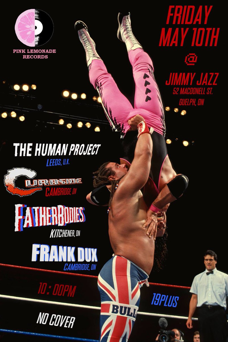 TONIGHT @ Jimmy Jazz #Guelph             🚨 FREE SHOW 🚨 The Human Project (UK) / <a href="/curbsidepunk/">Curbside Punk</a> / Father Bodies / <a href="/FrankDuxPunk/">Frank Dux</a> • Doors @ 10pm facebook.com/events/2190813…