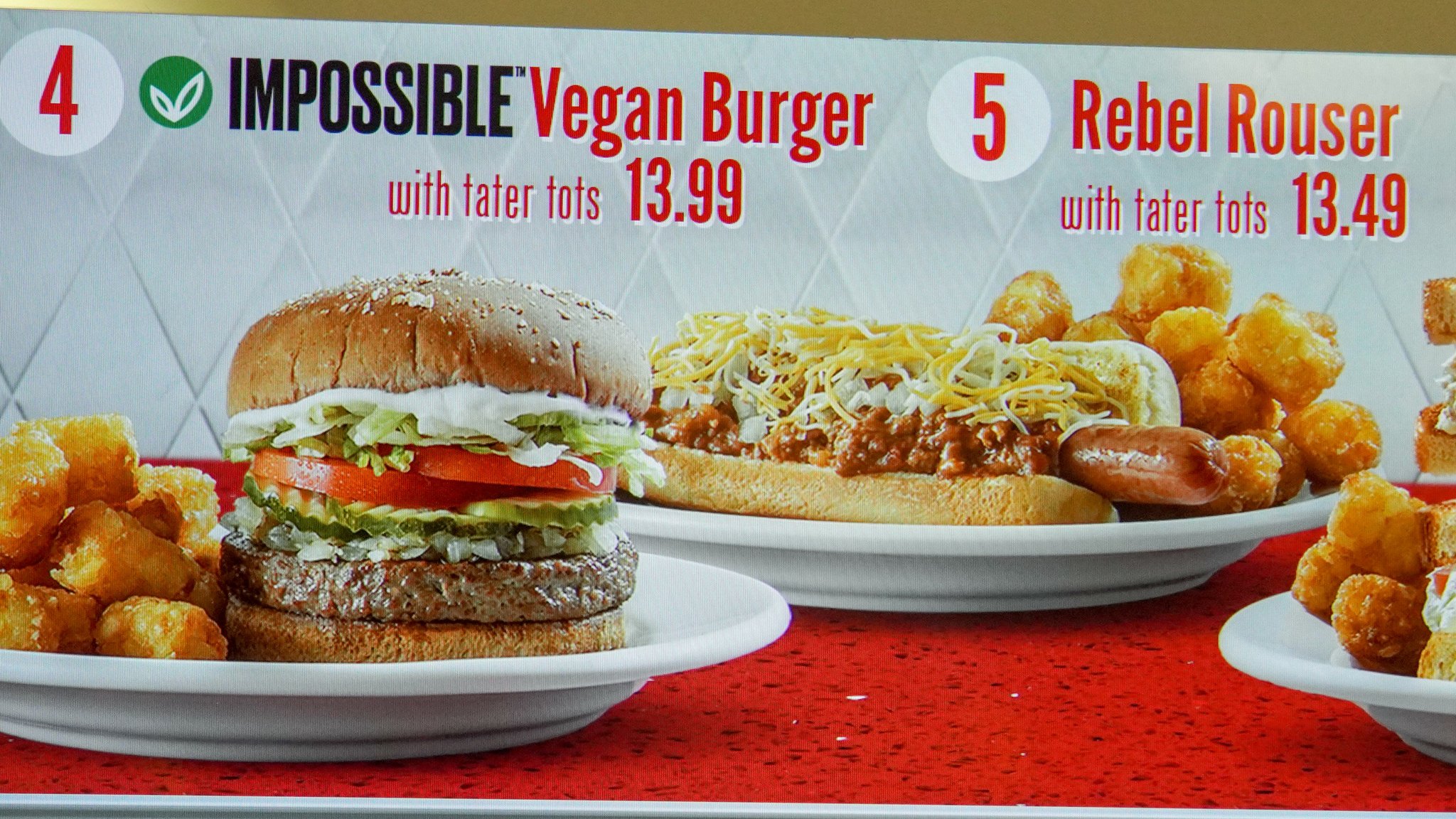 Bioreconstruct Impossible Burger On The Mel S Diner Menu At Universal Studios Hollywood T Co Mnb8kb9phe Twitter