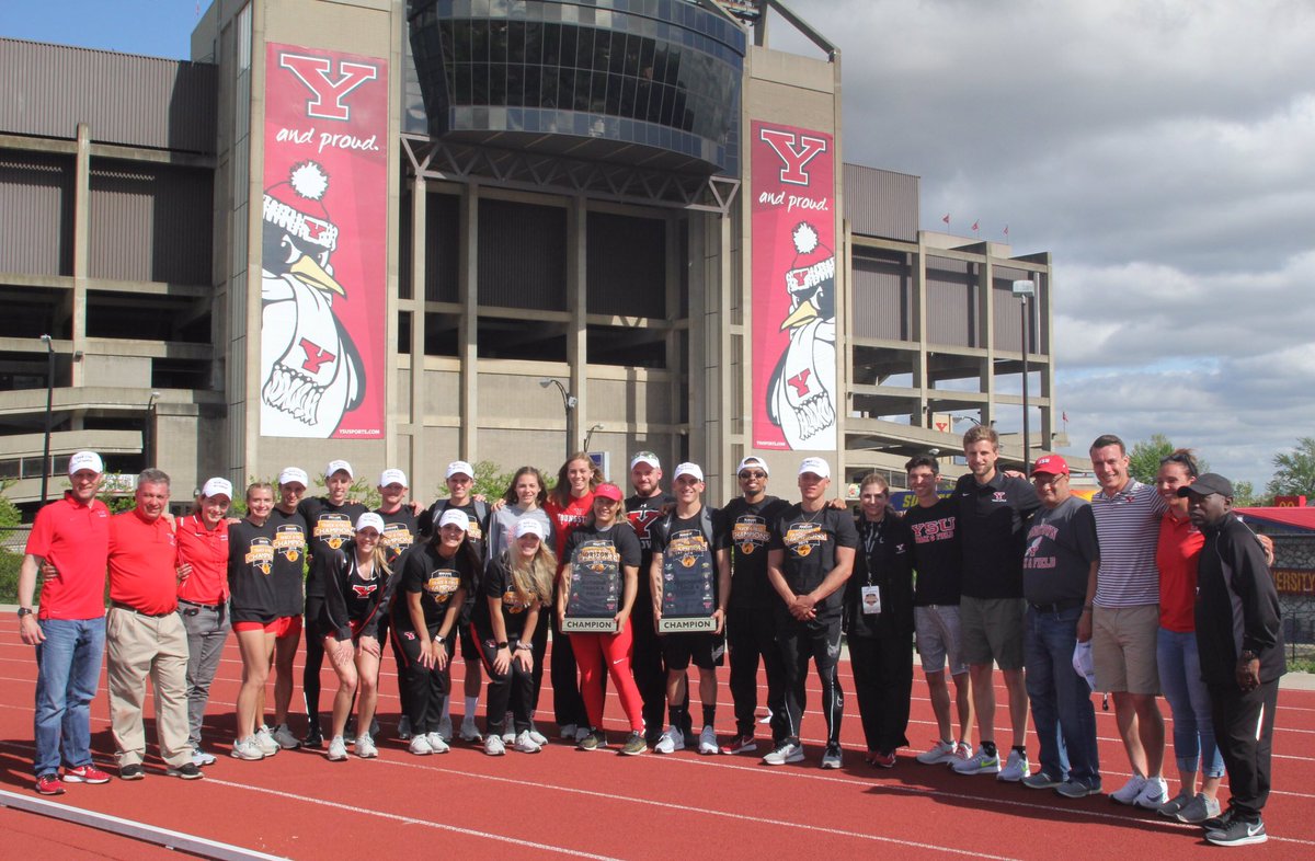 Our Staff is really going to miss the most amazing/uplifting 2019 YSU Track&amp;Field Seniors&amp;your incredible leadership/results,leading YSU to 4 Womens Outdoor/3 Indoor/1 CC Champs&amp; 3 Men’s Outdoor/4 Indoor &amp;2 CC Champs 🐧🏆
Leaving a Legacy of 17 Championships in 4 Years!
Thank You