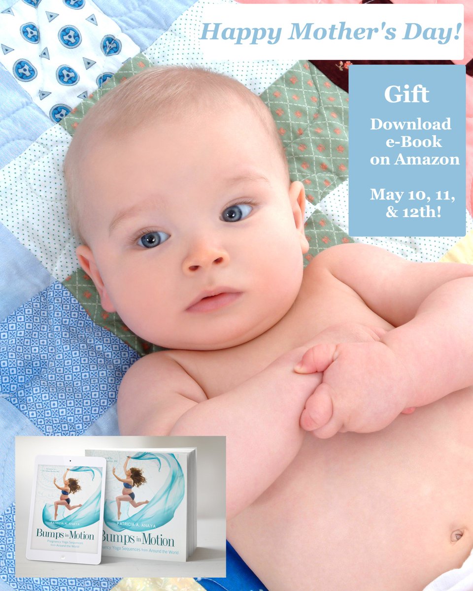 Check out my FREE #prenatalyoga book download promo this weekend. #mothersday #teachertraining #FitnessFriday #bump #pregnancy #amazonbooks #giveaway #Authors #baby #mom