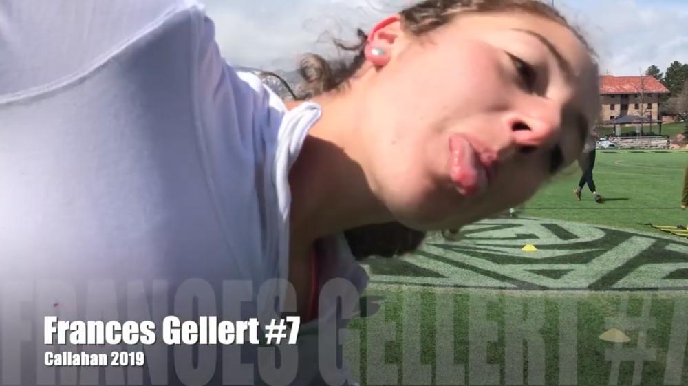Colorado College @STRATAultimate 's Frances Gellert for Callahan 2019 --> buff.ly/2VfIto3