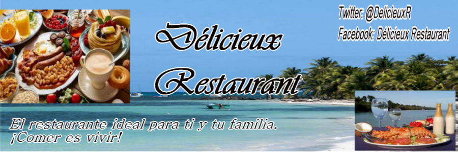 DeluxiousR's tweet photo. #Nuevo_Comienzo #Mas_Comida Nuestro nuevo restaurante esta por ser inaugurado ¿Te gustaría comer todo tipo de comida? ¡Pues espera pronto porque nuestro restaurante vendrá con todo! (Logo completo) https://t.co/C7i0YwtkqO