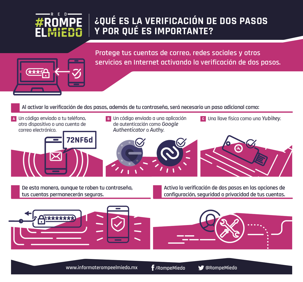R3Dmx's tweet photo. Esta es una forma sencilla de dar una capa extra de seguridad a tu información 💪: https://t.co/FaiP7AT86l