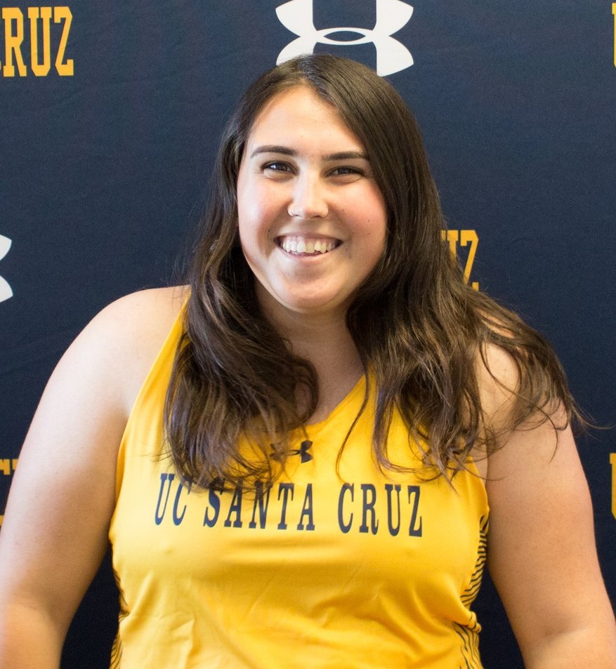 UCSCAthletics's tweet image. SCHOOL RECORD ALERT: Down in Azusa, Jordynn Dorado unofficially takes back the record for the discus with a throw of 41.31m (135.5 feet) to place 5th at the Azusa Pacific Invite. First-ever registered UCSC discus throw of over 40 meters!
#goslugs #NoKnownPredators