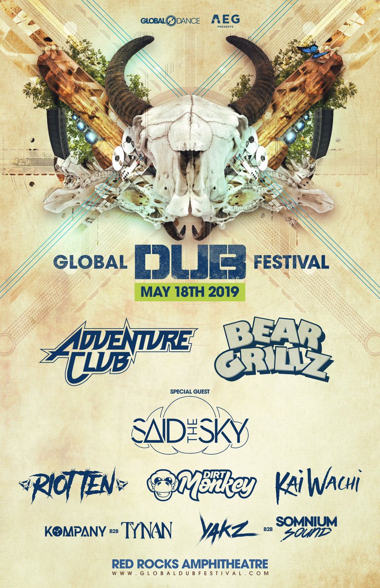 itsbeargrillz's tweet photo. Global Dub Red Rocks is just about a week away! RETWEET for a chance to win (2) Tickets to see this INSANE lineup ❤️ https://t.co/hINCGBndy5 https://t.co/02jIfe4SZC