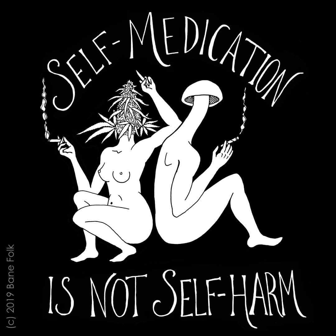 banefolk's tweet photo. Responsible &amp; educated self-medication is not self-harm, it is self-care. Congrats to Denver, Colorado on decriminalizing psilocybin mushrooms this week! #herbalismisactivism #medicineforthepeople #decriminalize #medicalize #growyourownmedicine #makeyourownmedicine #activistart https://t.co/4C3gOBMFiD