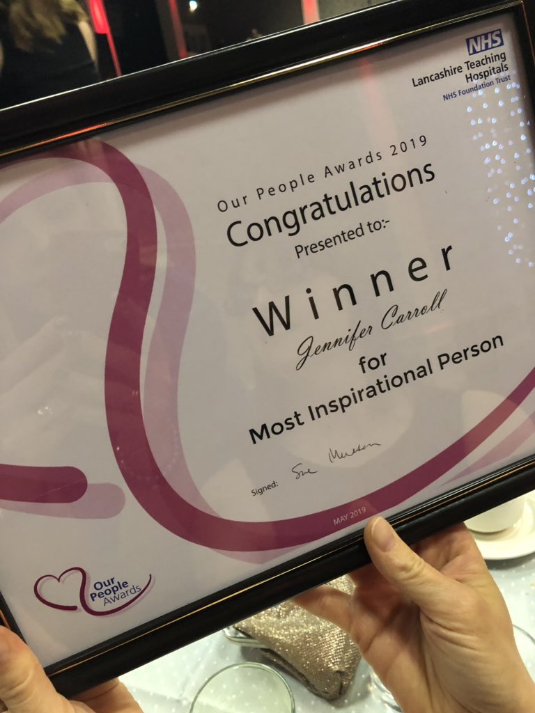 cathedwards_1's tweet photo. So proud of @Jenmindfulbod
πMost Inspirational Person π
@LancsHospitals #LTHOPAs
Itβs been a joy following your #physio journey & you truly are a special person π
Congratulations π https://t.co/hN5vck3P5X