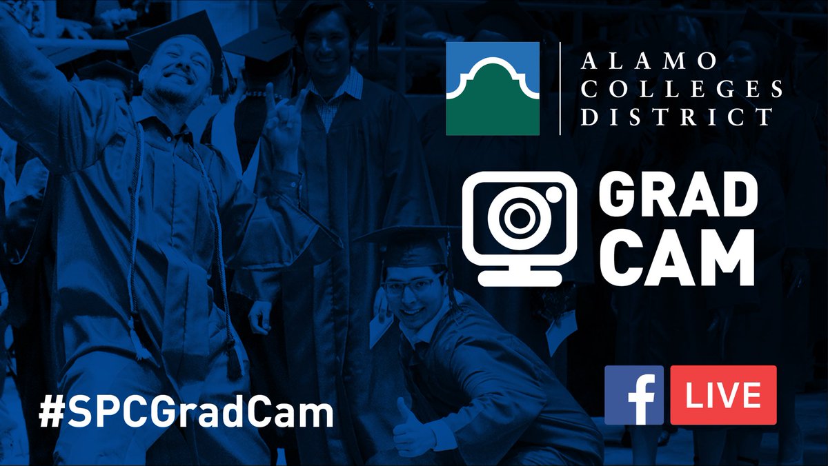 AlamoColleges1's tweet photo. Head over to our Facebook page to catch our #SPCGradCam at St. Philip’s Colleges’s 2019 Commencement Ceremony. Our very own #SPCGrads gave shout-outs to the people who helped them along their educational journey. #AlamoProud https://t.co/LwvWZM3SB0