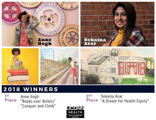 UConnHDI's tweet photo. 2019 #VisualizeHealthEquity Art Contest "Hope & Opportunities" Choose to focus on specific populations (e.g. #BMOC, #WGOC, LGBTQ+, immigrants, people w/ disabilities, people living w/ chronic disorders, homelessness, & more). Enter to win https://t.co/9g2iPaqDqK Extended to 5/30 https://t.co/aBoQovtujn