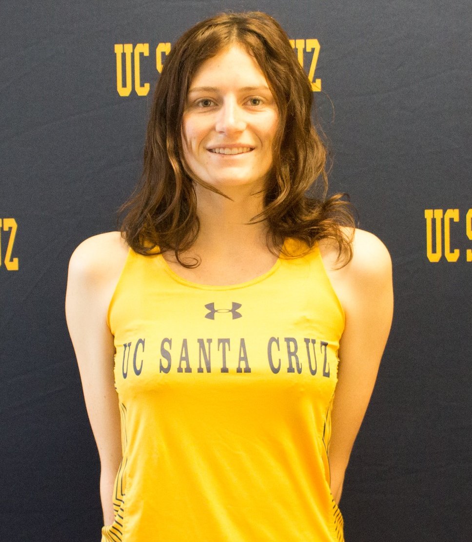 UCSCAthletics's tweet image. SCHOOL RECORD ALERT: More awesomeness in Azusa by @SlugTrack. 
Abby McPhillips clears 1.6m (5ft 3 in) in High Jump to better her own school-mark by 3/4 inches. Catch the rest of the meet's live updates here: finishedresults.trackscoreboard.com/index.html#/re…
#goslugs #NoKnownPredators