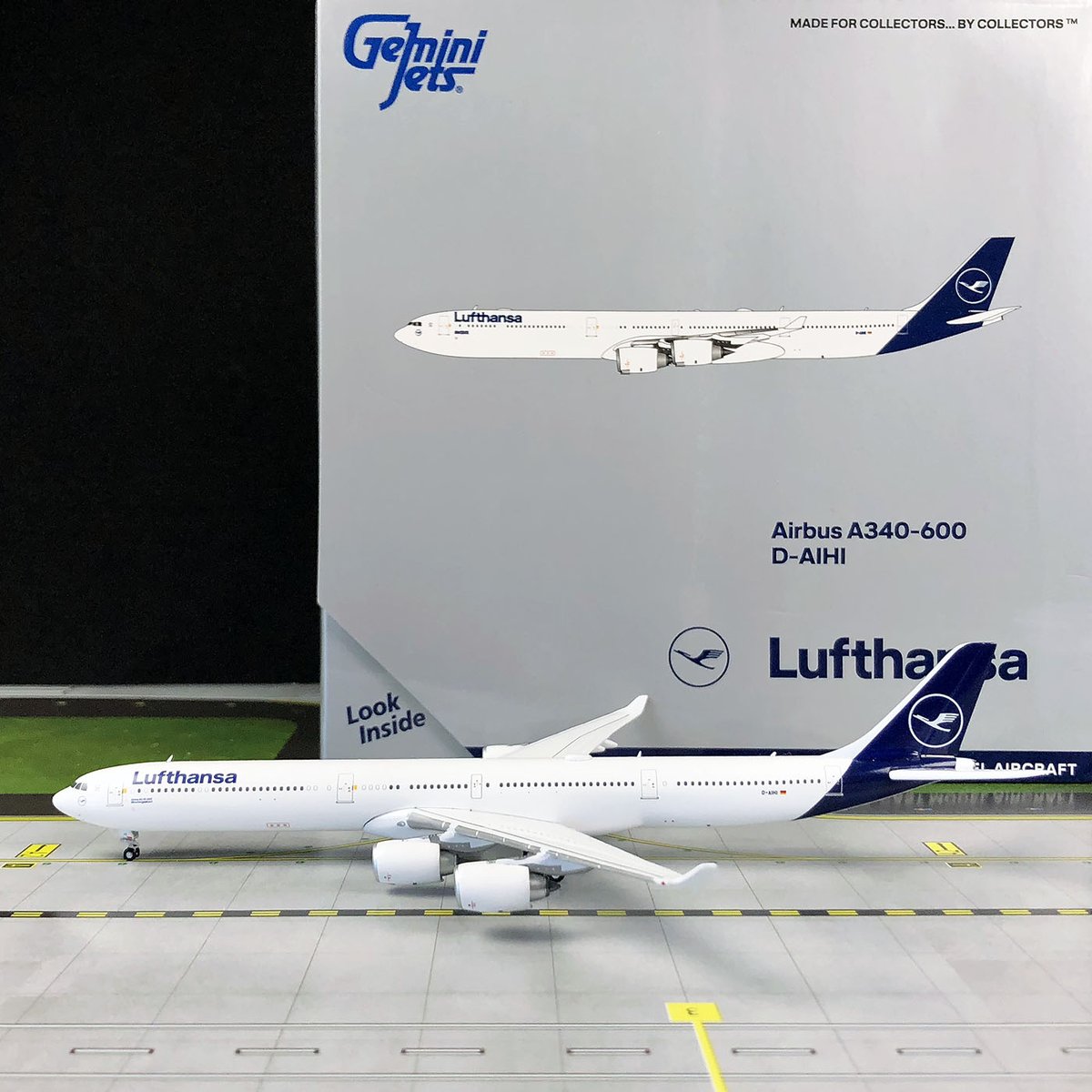 Lufthansa Airbus A340-600 D-AIHI Gemini Jets GJDLH1830 Scale 1:400