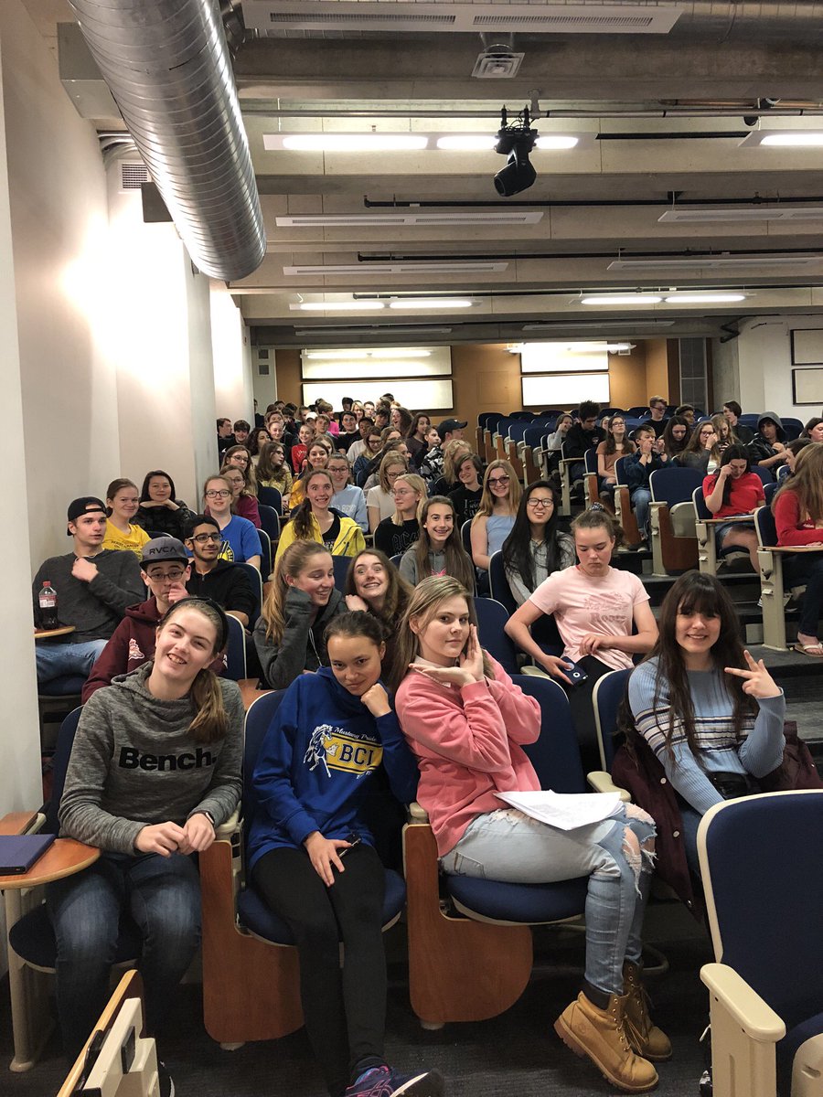 brenmg8's tweet photo. Informative afternoon for BCI 9's at the Climate Change Youth Panel Discussion at Laurier. π #BCIGeo #BCIMustangs #ClimateActionNow https://t.co/9MI8kvEBHk