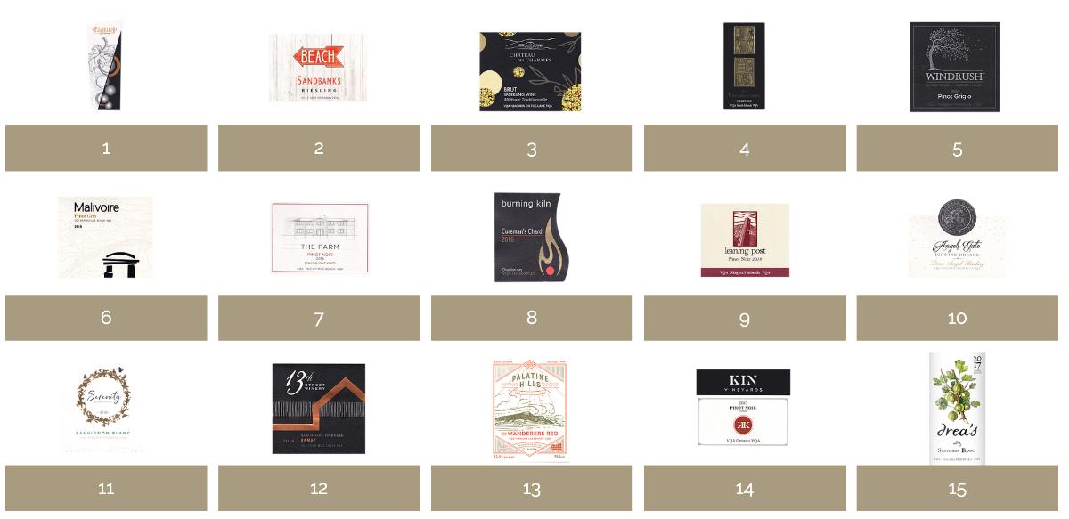 ONTWineAwards's tweet photo. Vote for your favourite label for a chance to WIN a day of winery tours &amp; lunch with @tonyaspler!! #OWA2019 #VQA #TastesUntamed #drinklocal #ONWine #BestLabelDesign #VoteToWin - https://t.co/c23CV1jRIb https://t.co/fAKxftqKai
